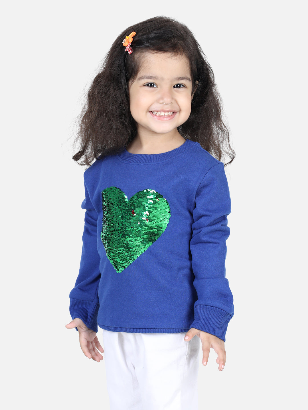 BownBee Full Sleeve Sweatshirt for Girls